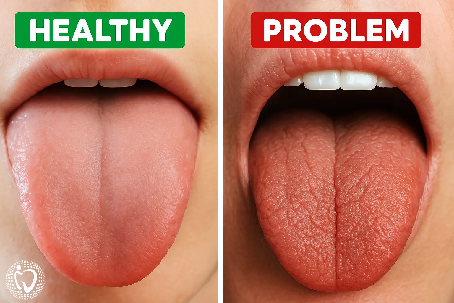 Dry mouth symptoms and treatment illustration