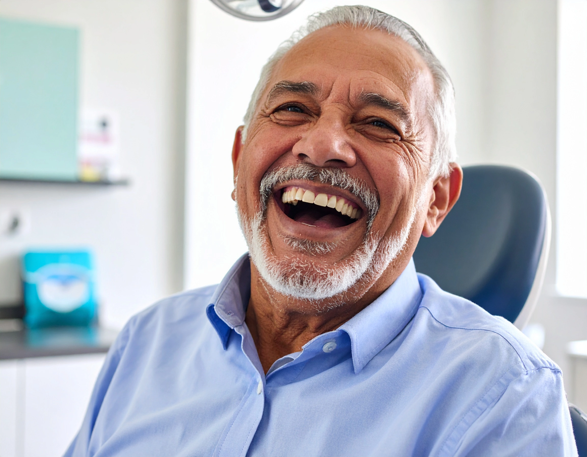 “Senior patient receiving dental implant treatment in Turkey”