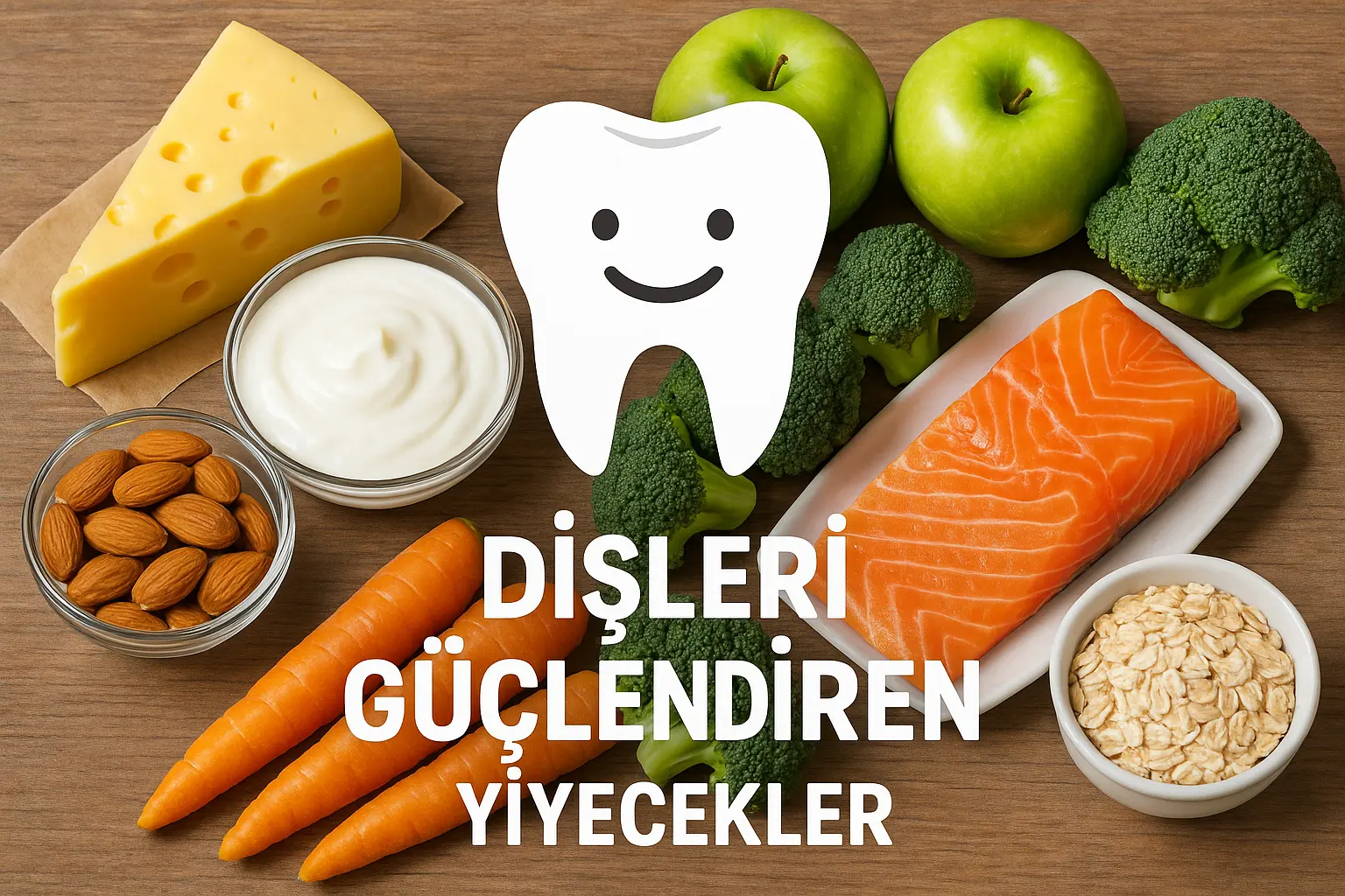 Dişleri güçlendiren ve beyazlatan yiyecekler