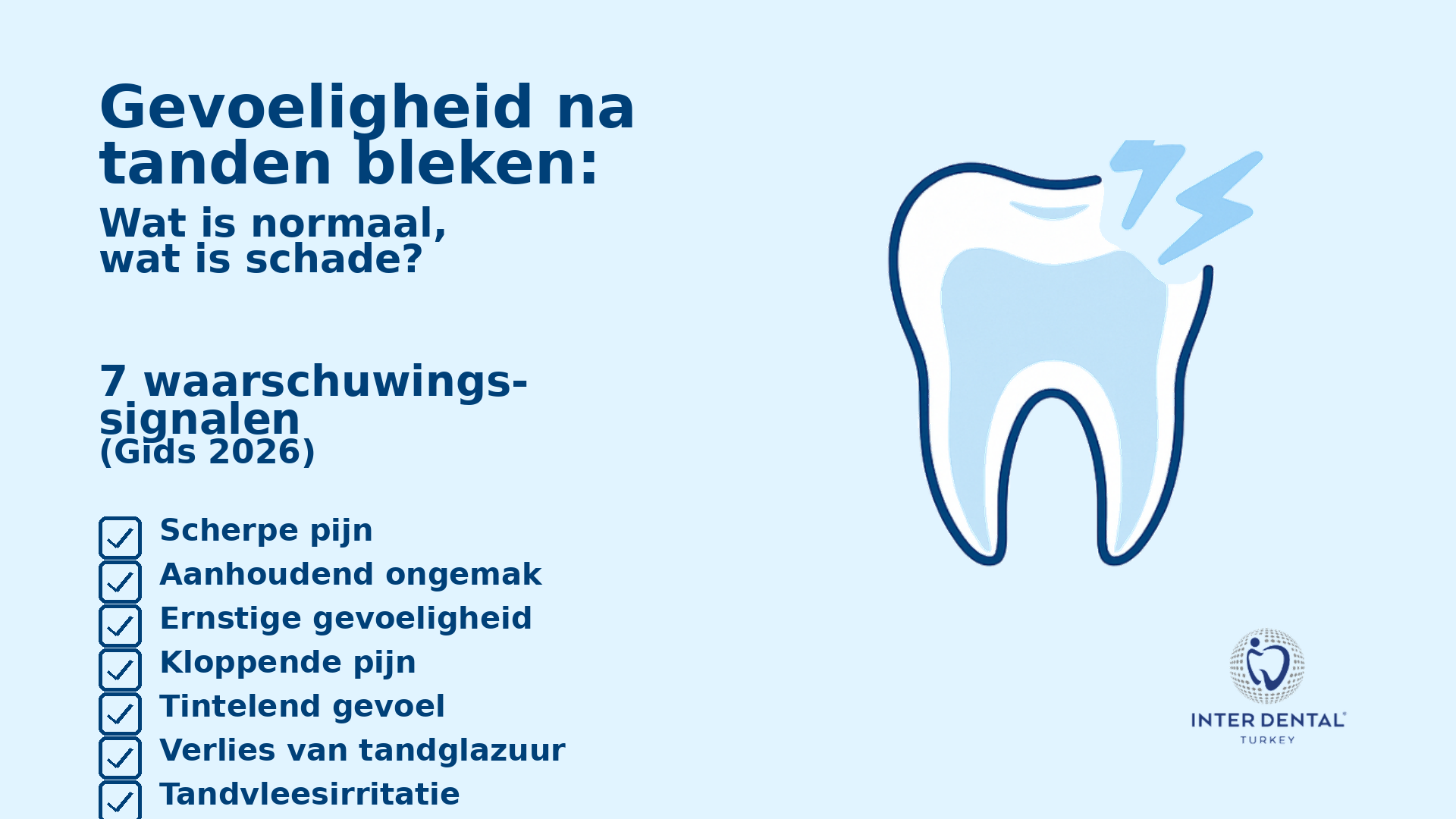 Tanden bleken: gevoeligheid of risico